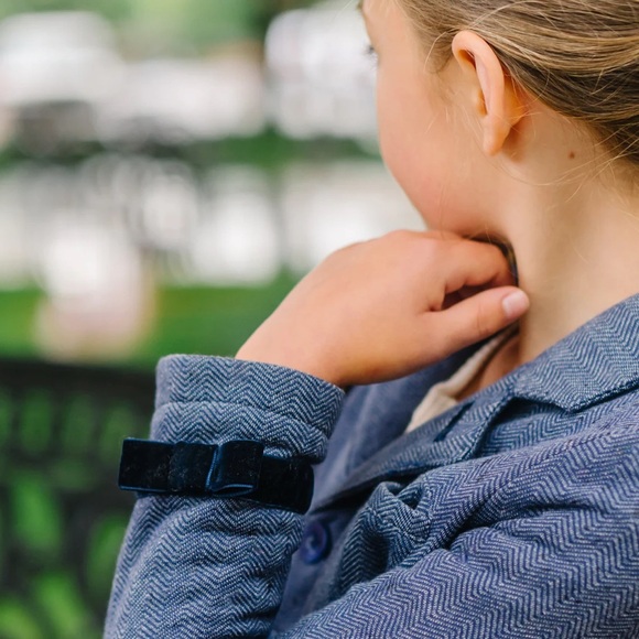 Jacquard organic cotton blazer and shorts matching set - Picture 8 of 10